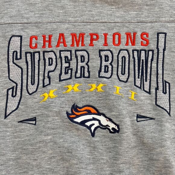 Vintage Lee Sport Denver Broncos 1998 Super Bowl Champions XXXII Sweatshirt 2XL - Picture 2 of 7